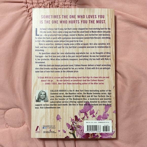 It Ends With Us By Colleen Hoover - Picture 2 of 2